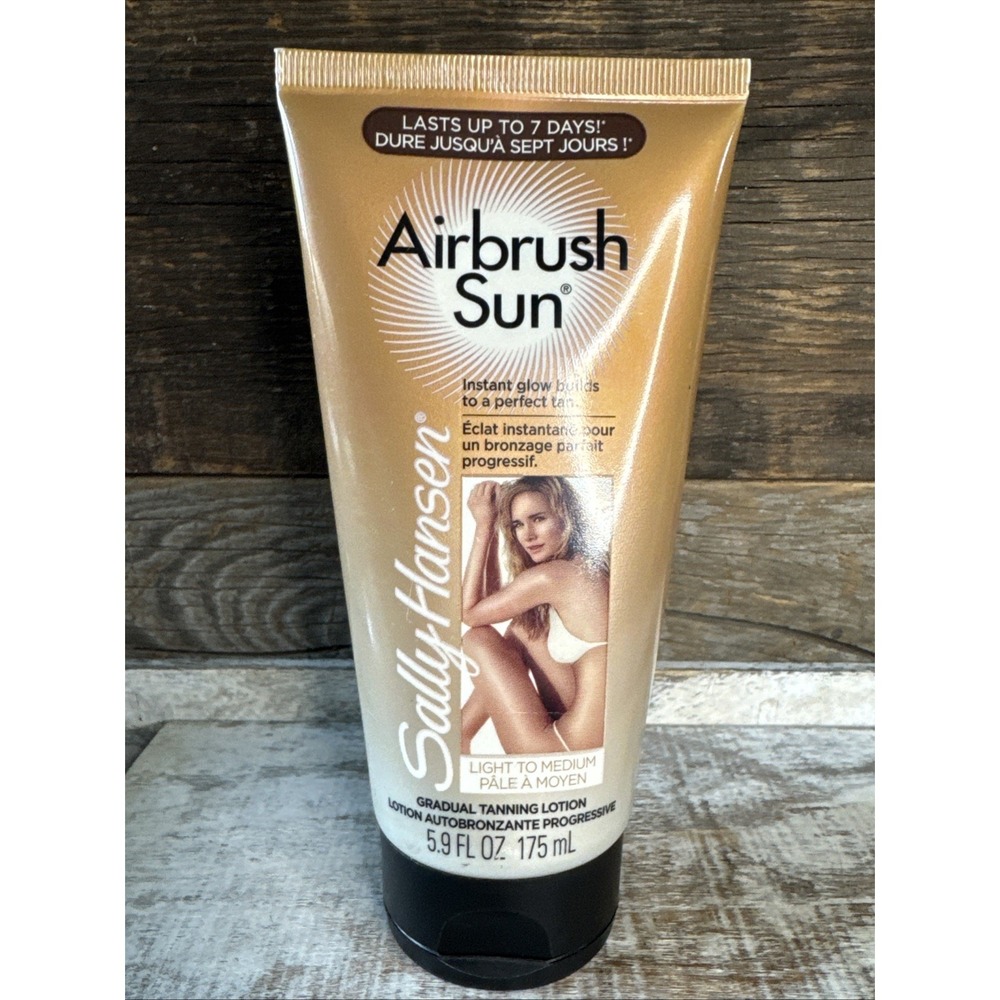Sally Hansen Airbrush Sun Gradual Tan Lotion Light-Medium 5.9oz | MSRP = $10 DCd